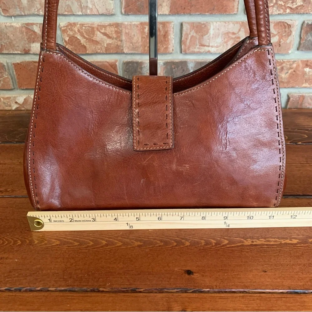 Fossil Sedona li Vintage New Italian Women's Scoop Leather Hobo Shoulder Bag